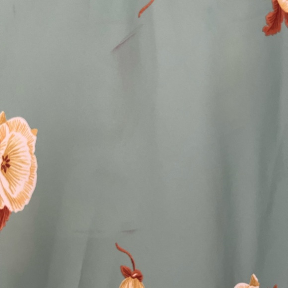 Zara Silky Floral Print Midi Slip Dress - Medium - Picture 2 of 3